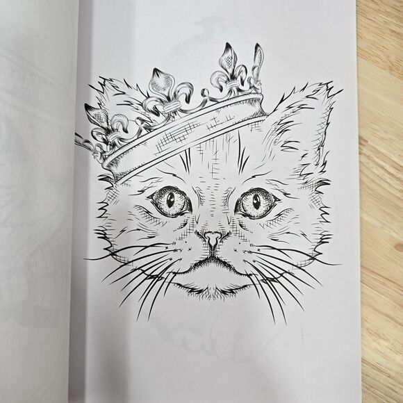 Cats with Hats For Adults Coloring Book For A Purrfect Day - Picture 3 of 6